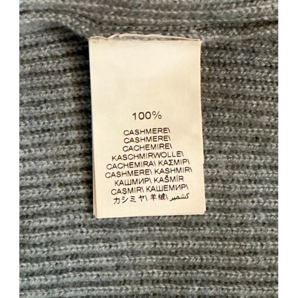Brunello Cucinelli 100% Cashmere Blue Turtleneck Sweater sz Medium Italy Monili - Picture 8 of 13